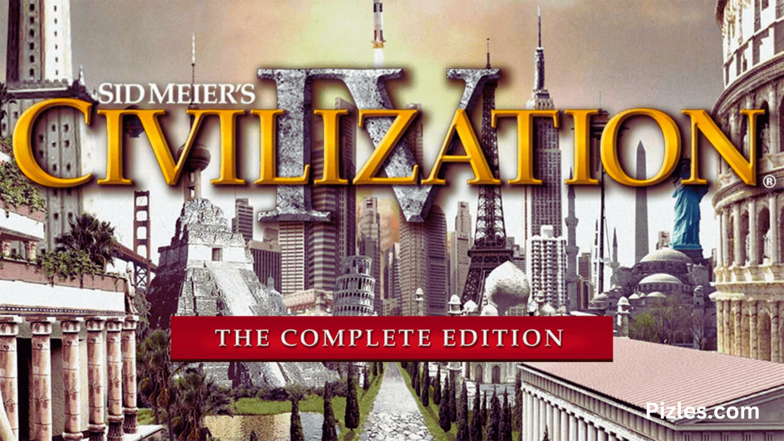 An image showcasing the cover art of Sid Meier's Civilization IV: The Complete Edition, featuring iconic game elements and graphics.