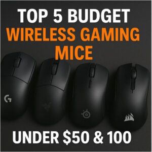Read more about the article Top 5 Budget Wireless Gaming Mice Under $50 & $100