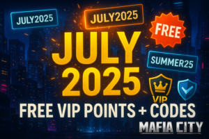 Read more about the article Mafia City Codes July 2025: Free VIP Points & Truce Items