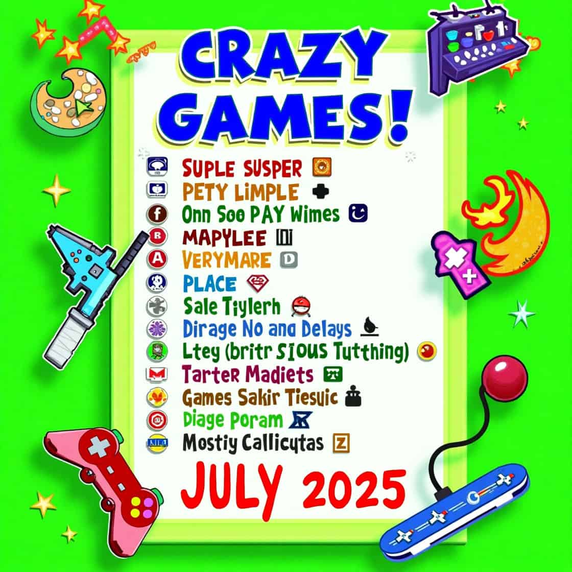 You are currently viewing Crazy Games List (July 2025)