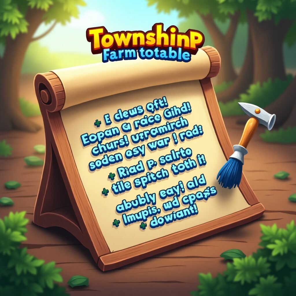 cheat code for township game
