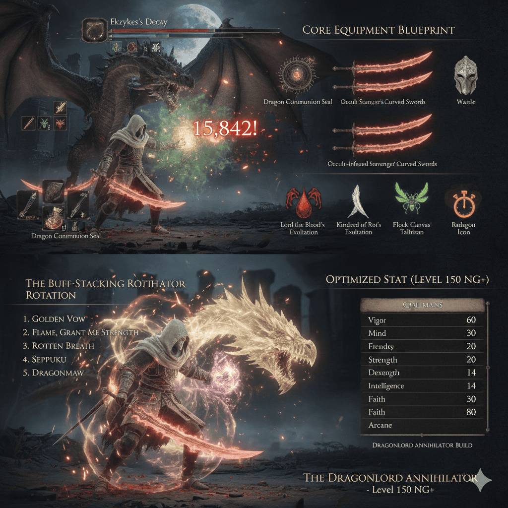 Highest Damage Faith/Arcane Build Level 150 NG+