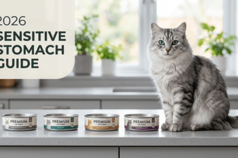 Best High Protein Cat Foods for Indoor Cats with Sensitive Stomachs