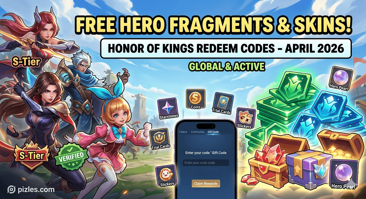 You are currently viewing Honor of Kings Redeem Codes April 2026: Get Free Hero Fragments and Skins