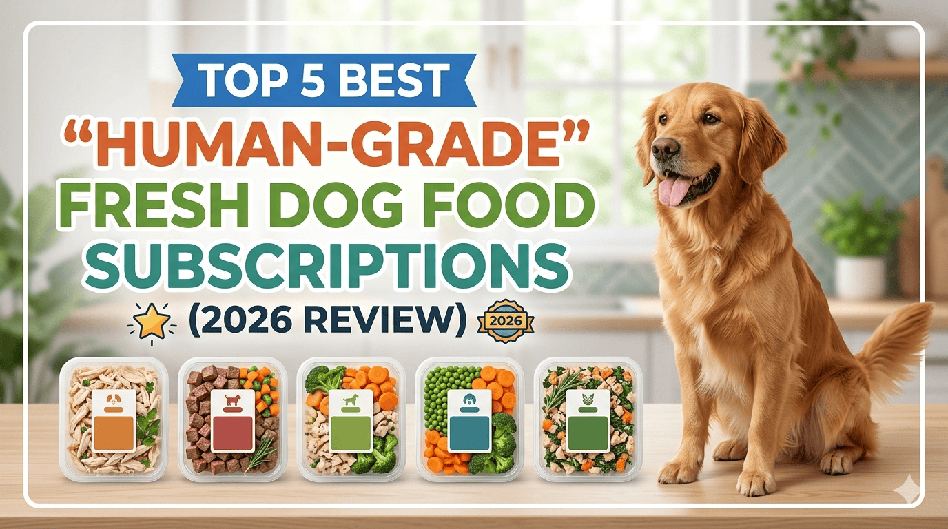 You are currently viewing Top 5 Best “Human-Grade” Fresh Dog Food Subscriptions (2026 Review)